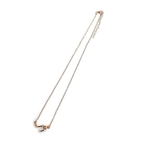 Libra Constellation Gold Necklace - Picture 2 of 2